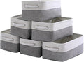 Fabric Storage Bins 12x8x5 inch by Sacyic