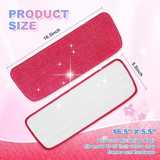 Replacement Microfiber Mop Pads Compatible - Image 3