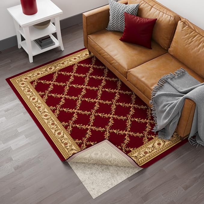 Ottomanson 2'7" x 11' Non-Slip Rug Pad Gripper 1/12 Inch Ultra Thin Dual - Image 9