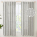 YoungsTex Linen Curtains 63 Inch Length by YoungsTex