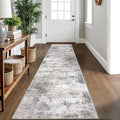 IOHOUZE Abstract Runner Rug 2x10 Ft Washable Runners by iOhouze
