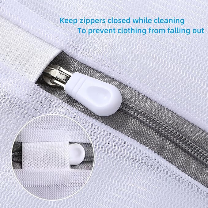Laundry Bags Mesh Wash Bags Pack of 7 Delicates Bag - Image 5