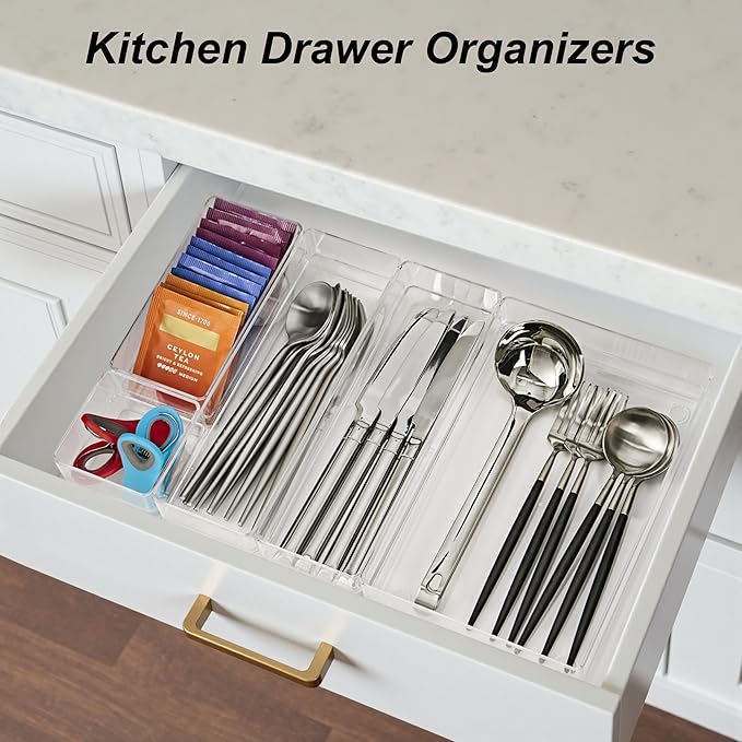SMARTAKE 25-Piece Drawer Organizer - Image 8