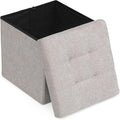 Athena Collection 15" Storage Ottoman Bench Folding Bench by AthenaCollectionFurniture