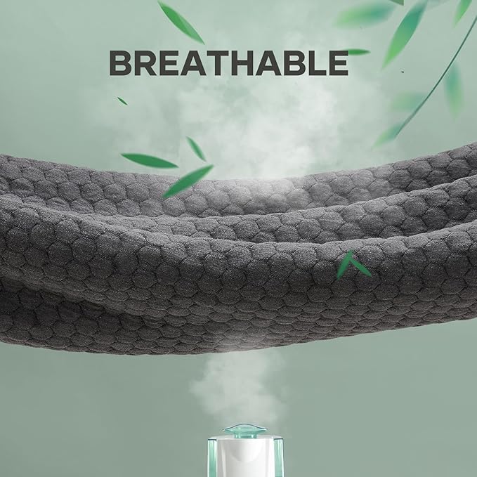 OhGeni 100% Waterproof Mattress Protector, Queen-Gray Size Mattress Pad - Image 5