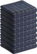 Homaxy 100% Cotton Terry Kitchen Towels, Checkered Designed, Soft and Super by Homaxy