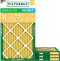 Filterbuy 20x36x1 Air Filter MERV 11 Allergen Defense Replacement, by Filterbuy