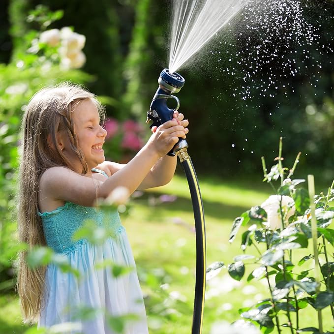 Solution4Patio Long Black Garden Hose 3/4 in. x 50 ft. -Heavy Duty Durable - Image 6
