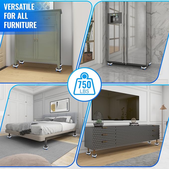 New Upgrade Furniture Sliders, Furniture Lift Heavy Duty Furniture Moving System - Image 6