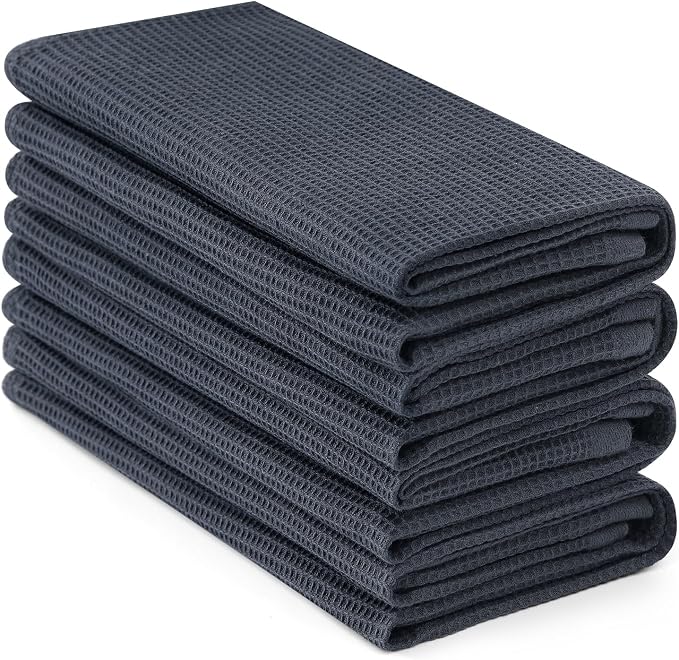 Homaxy 100% Cotton Waffle Weave Kitchen Towels by Homaxy