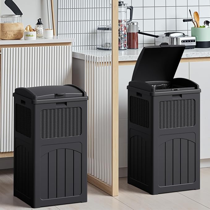 Devoko 33 Gallon Outdoor Trash Can - Image 4