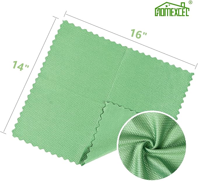 HOMEXCEL Microfiber Glass Cleaning Cloths-6PK, Stainless Steel, Premium - Image 8