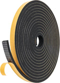 Weather Stripping Door Seal Strip, Strong Adhesive, Lightproof, Soundproof by Amzjjle
