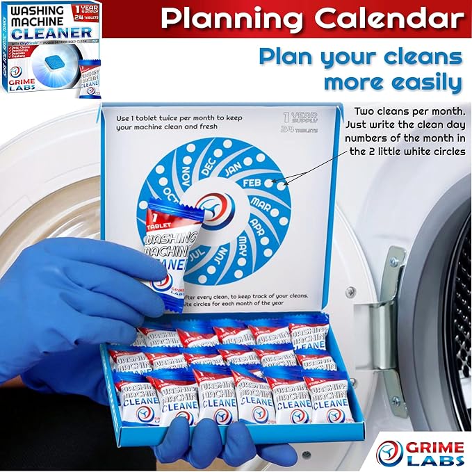 Washing Machine & Dishwasher Cleaner Tablets Bundle – 12-Month Supply | Deep - Image 8