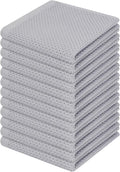 Homaxy 100% Cotton Waffle Weave Kitchen Dish Cloths, Ultra Soft Absorbent Quick by Homaxy