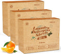 Poesie Laundry Detergent Sheets Citrus Scent 3 Pack 480 Sheets 240 Loads Zero by Poesie