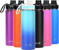 DRINCO Stainless Steel Water Bottle Spout Lid Vacuum Insulated Double Wall by Drinco