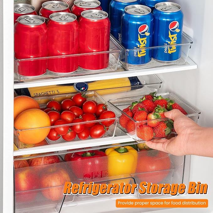 Criusia Drawer Organizer, 18 Pack Large Clear Plastic Kitchen Drawer Organizers - Image 8
