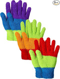 Patelai 3 Pairs Microfiber Plant Dusting Gloves Leaf Cleaning Gloves by Patelai