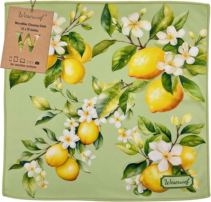 WESERWEF Design Microfiber Glasses Cleaning Cloth – Premium Cleaning Cloth by WESERWEF%C2%AE
