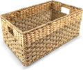 Medium Wicker Basket for Storage, Seagrass and Hyacinth Woven Baskets for Décor by RUSTICHOMERESOURCES