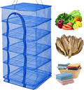 Drying Rack 6 Layers Folding Fish Mesh, Foldable Nylon Netting, Hanging Drying by WEISGJA