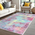 IOHOUZE Abstract Area Rug 4x6 Ft Washable Rugs by iOhouze