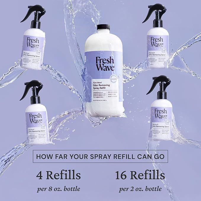 Fresh Wave Lavender Scent Odor Eliminator Spray & Air Freshener Refill - Image 6