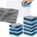 Tanlade 30 Pcs Microfiber Cleaning Cloth 6"x6" Cleaning Rags Reasonable Kitchen by Tanlade