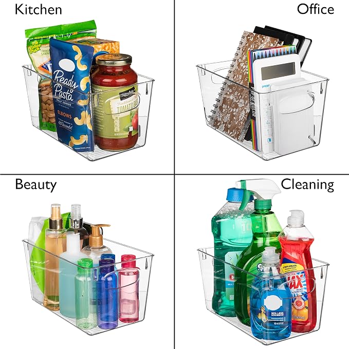ClearSpace Clear Plastic Storage Bins – Perfect Kitchen Organization and - Image 4