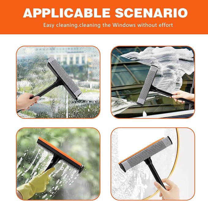 2 in1 Window Squeegee for Car, Window Cleaner - Image 6
