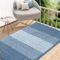 Kitinjoy Indoor Outdoor Door Mat, 48x32 Non-Slip Absorbent Dirt Trapper by Kitinjoy