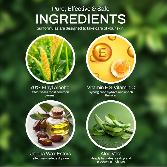 PAMMI Power Mist Hydrating Hand Sanitizer Spray, Portable Travel Size Pocket - Image 4