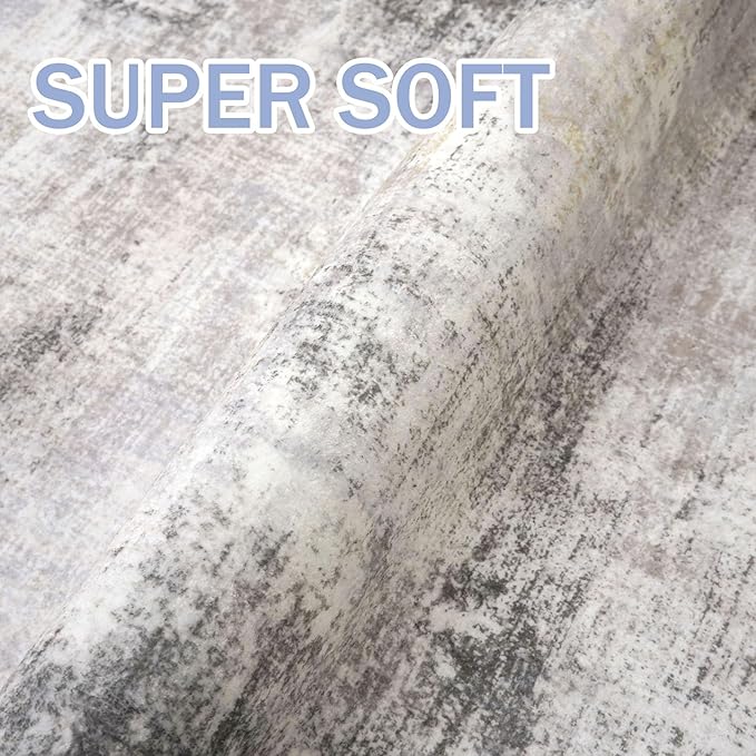 IOHOUZE Abstract Runner Rug 3x12 Ft Washable Runners - Image 7
