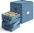Hearth & Harbor Christmas Ornament Storage Box by HearthHarbor