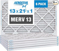 Aerostar 13x21.5x1 MERV 13-6 Count by AirFiltersDelivered