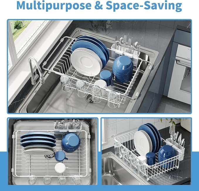 JASIWAY Dish Drying Rack in Sink, Small Dish Drainers - Image 2