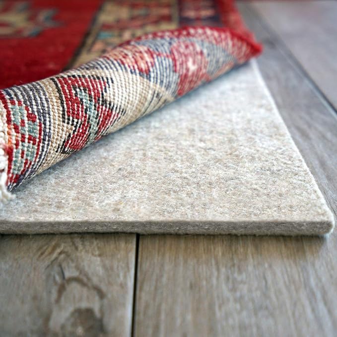 RUGPADUSA - Eco-Plush - 7'10" x 9'10" - 1/4" Thick - 100% Felt - Premium by RugPadUSA