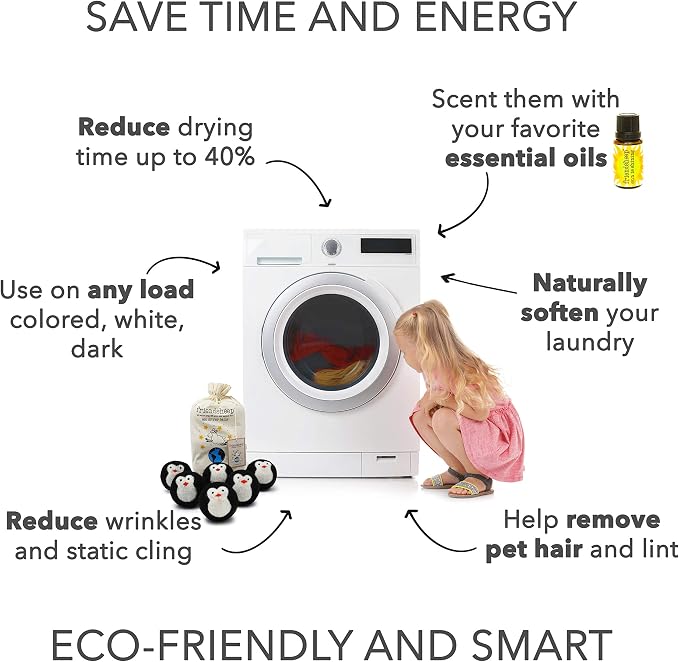 Friendsheep Wool Dryer Balls, Organic Fair Trade Reusable Fabric Softener - Image 3