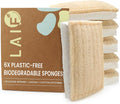 Natural Kitchen Sponges – Eco-Friendly, Compostable Dish Sponges – Loofah & by LAIF