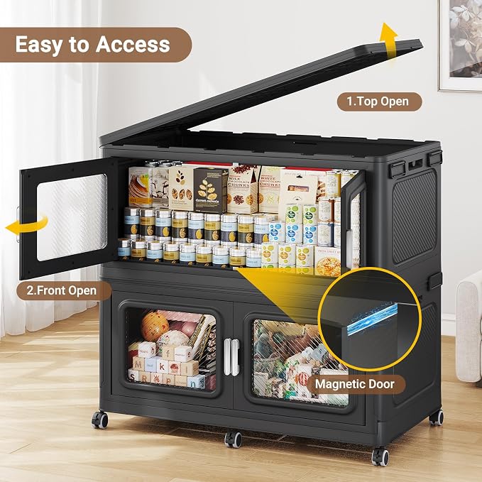 BROVIEW 660 Qt Stackable Storage Bin - Image 5