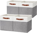 HNZIGE Fabric Storage Cubes 12x12 Cube Storage Bins, Decorative Cube Organizers by HNZIGE