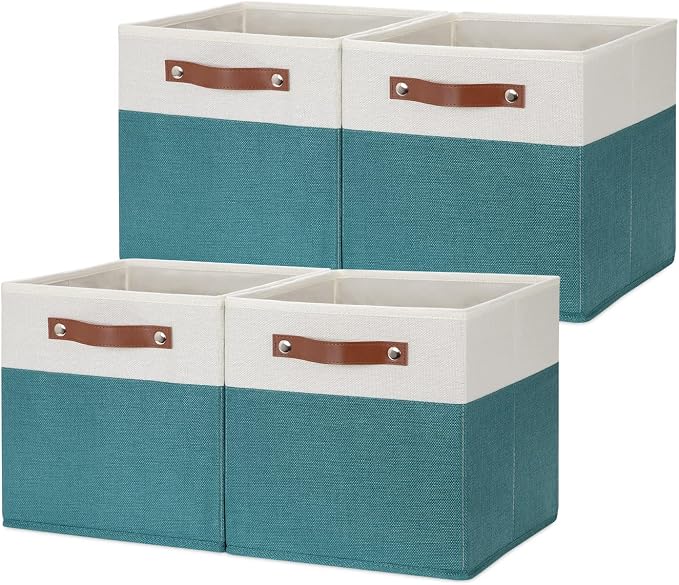 HNZIGE Fabric Storage Cube Bins Baskets by HNZIGE