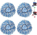 BonusLife 4-Pack Mop Head for O-Ceda RinseClea Spin Mop Refill 2-Tank System by BonusLifeInc