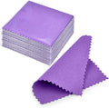 SEVENWELL 50pcs Jewelry Cleaning Cloth Dark Purple Polishing Cloth by SEVENWELL