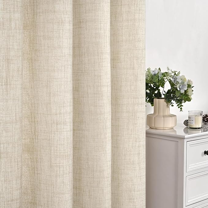 YoungsTex Linen Curtains 48 Inch Length - Image 8