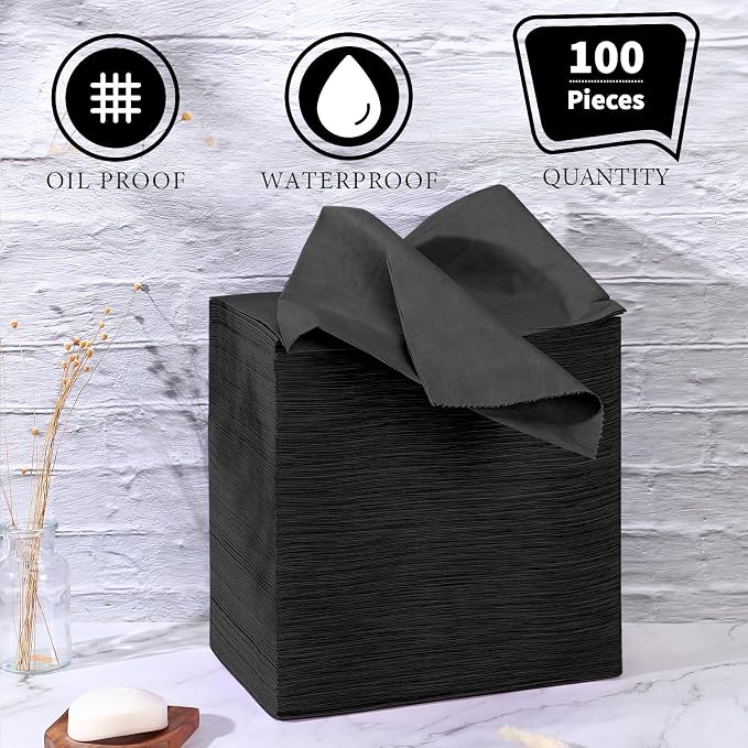 Breling 100 Pcs 31.5 x 71 Inch Disposable Bed Sheets Oil-proof PE Film Massage - Image 6