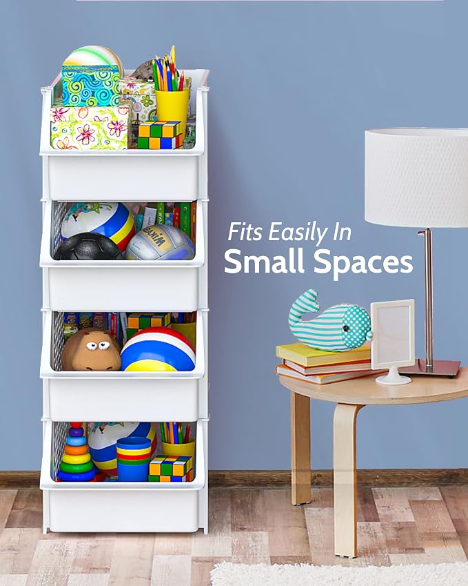 TidyFriend Plastic Stackable Bins - Image 6