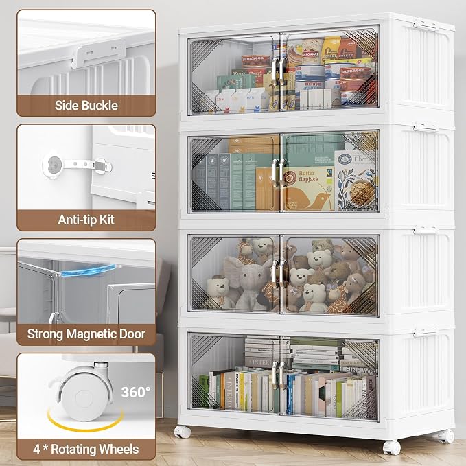 175Gal Plastic Stackable Storage Bins - Image 5