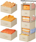 Pipishell Hanging Closet Organizer 6-Shelf, Hanging Shelves by Pipishell